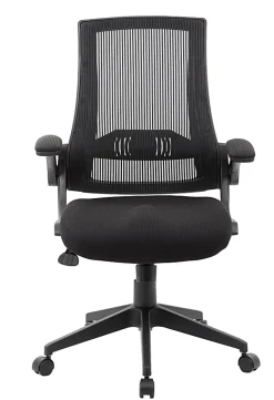 Boss Office Products Adjustable Mesh Task Chair, Black