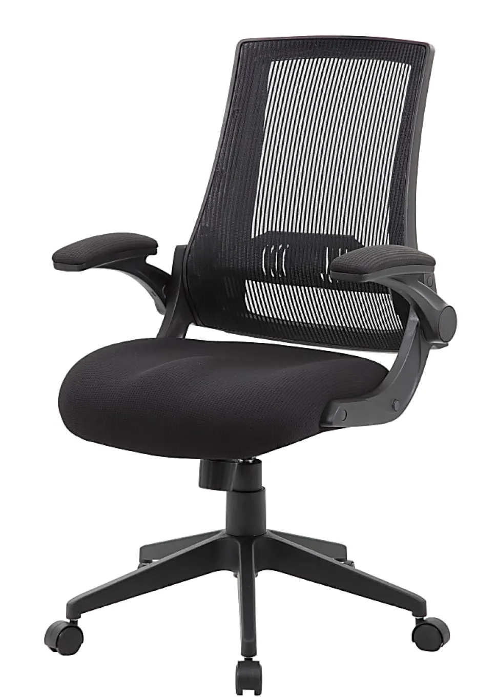 Boss Office Products Adjustable Mesh Task Chair, Black
