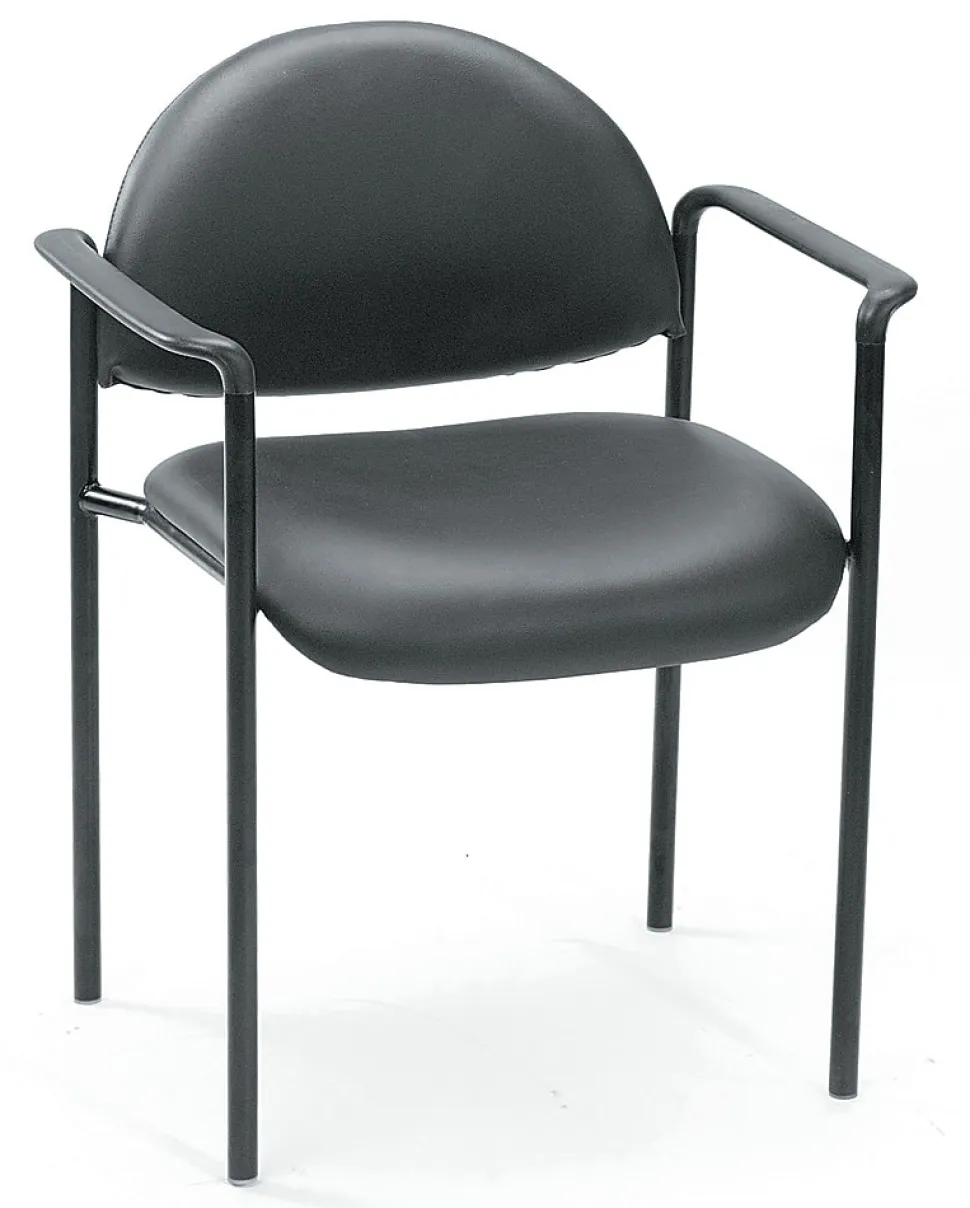 Boss Office Products Black Seat/Black Frame