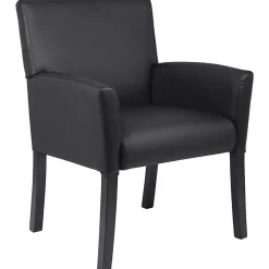 Boss Office Products Box-Arm Chair, Black