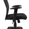 Boss Office Products Budget Mesh Task Chair, With Padded Arms, Black