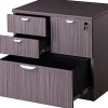Boss Office Products Combo 31”W x 22”D Lateral 4-Drawer File Cabinet, Driftwood