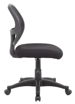 Boss Office Products Commercial Grade Ergonomic Mesh High-Back Task Chair, Black
