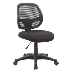 Boss Office Products Commercial Grade Ergonomic Mesh High-Back Task Chair, Black