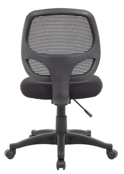 Boss Office Products Commercial Grade Ergonomic Mesh High-Back Task Chair, Black