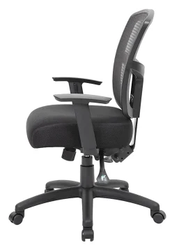 Boss Office Products Contract Mesh Mid-Back Task Chair, Black