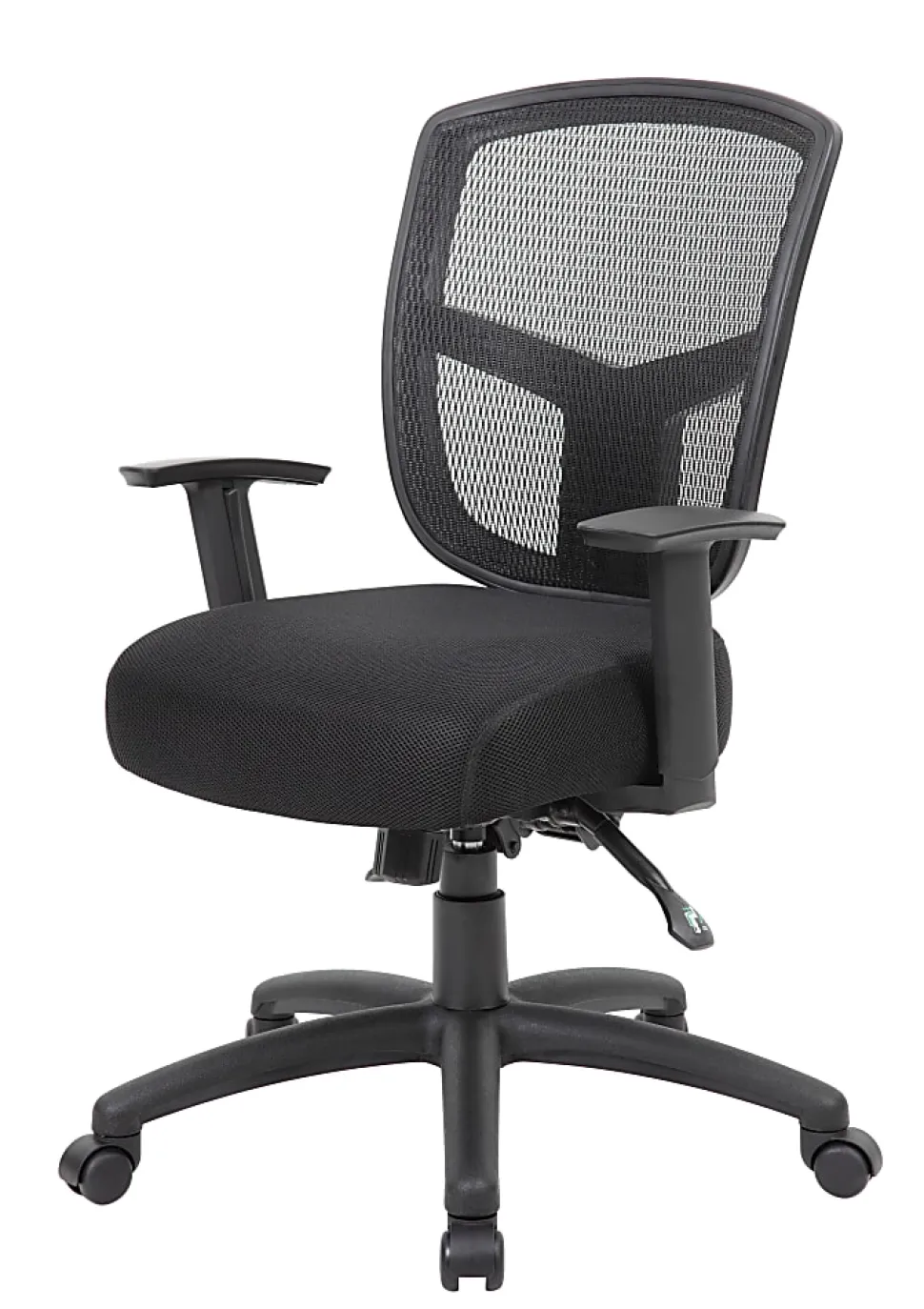 Boss Office Products Contract Mesh Mid-Back Task Chair, Black