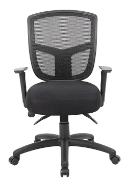 Boss Office Products Contract Mesh Mid-Back Task Chair, Black