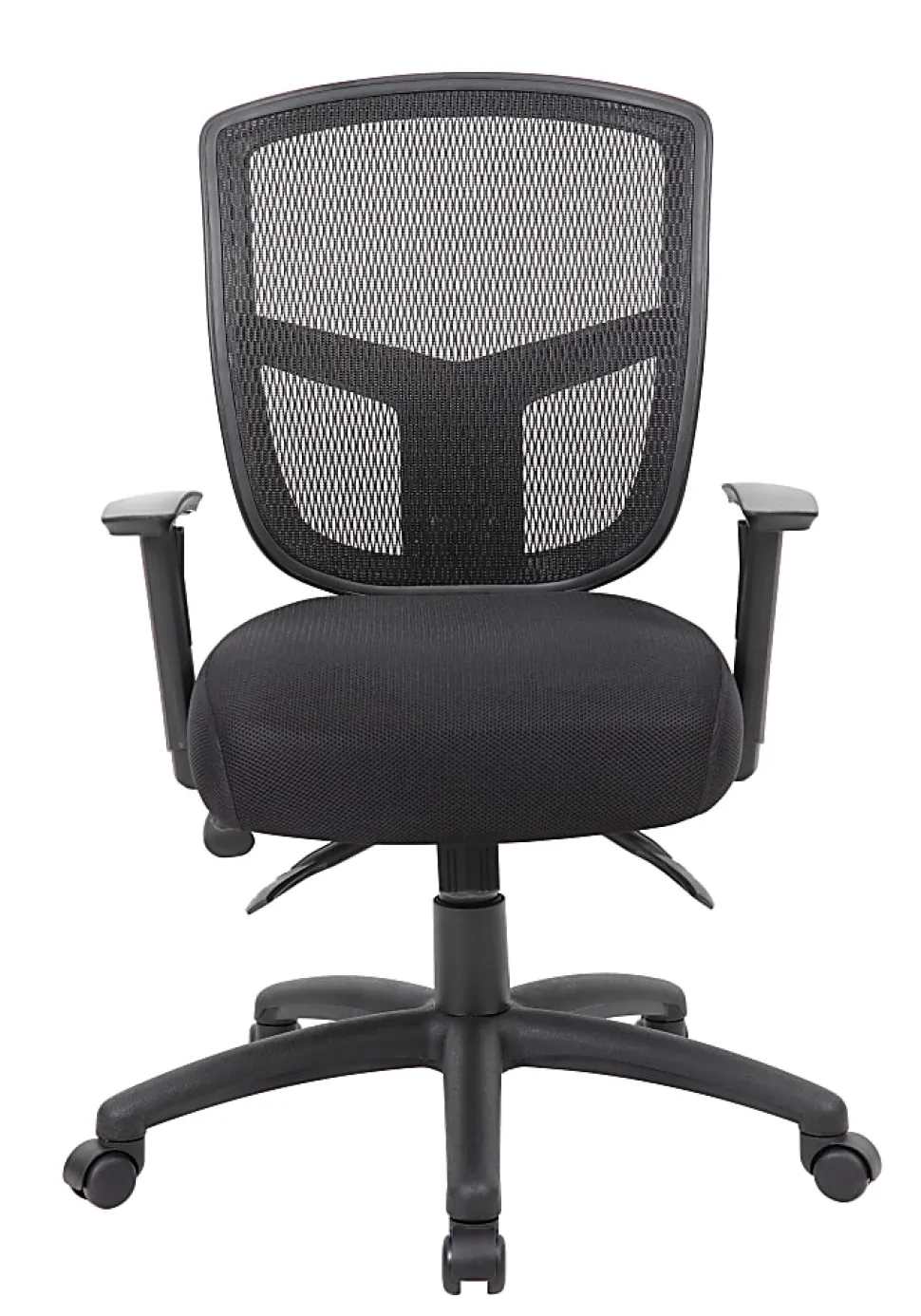 Boss Office Products Contract Mesh Mid-Back Task Chair, Black