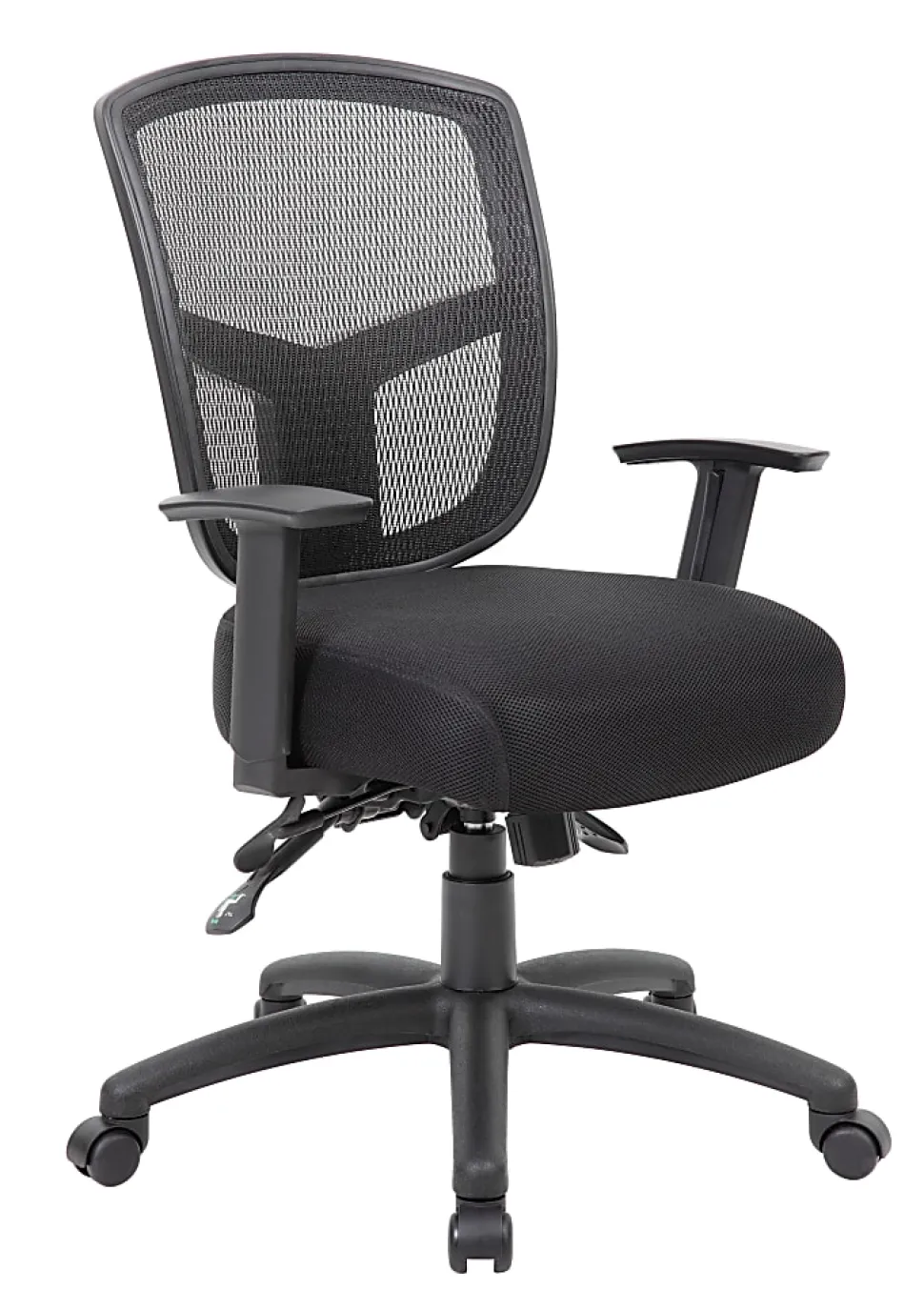Boss Office Products Contract Mesh Mid-Back Task Chair, Black