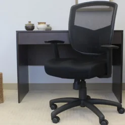 Boss Office Products Contract Mesh High-Back Task Chair, Black