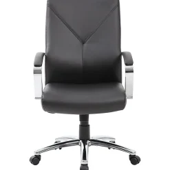 Boss Office Products Ergonomic High-Back Chair, Black