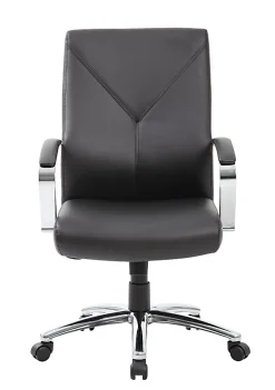 Boss Office Products Ergonomic High-Back Chair, Black