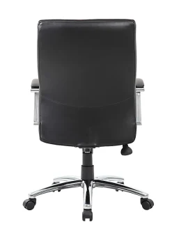 Boss Office Products Ergonomic High-Back Chair, Black