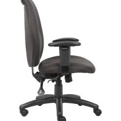 Boss Office Products Ergonomic Fabric High-Back Task Chair, Black