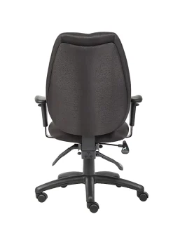 Boss Office Products Ergonomic Fabric High-Back Task Chair, Black