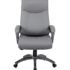 Boss Office Products Ergonomic High-Back Chair, Gray/Gun Metal