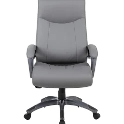 Boss Office Products Ergonomic High-Back Chair, Gray/Gun Metal