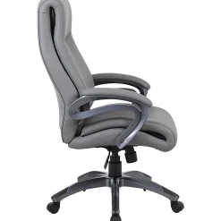 Boss Office Products Ergonomic High-Back Chair, Gray/Gun Metal