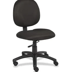 Boss Office Products Fabric Wide Back Task Chair, Black