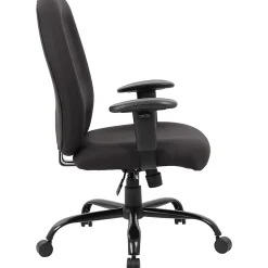 Boss Office Products Heavy-Duty Fabric Task Chair, Black