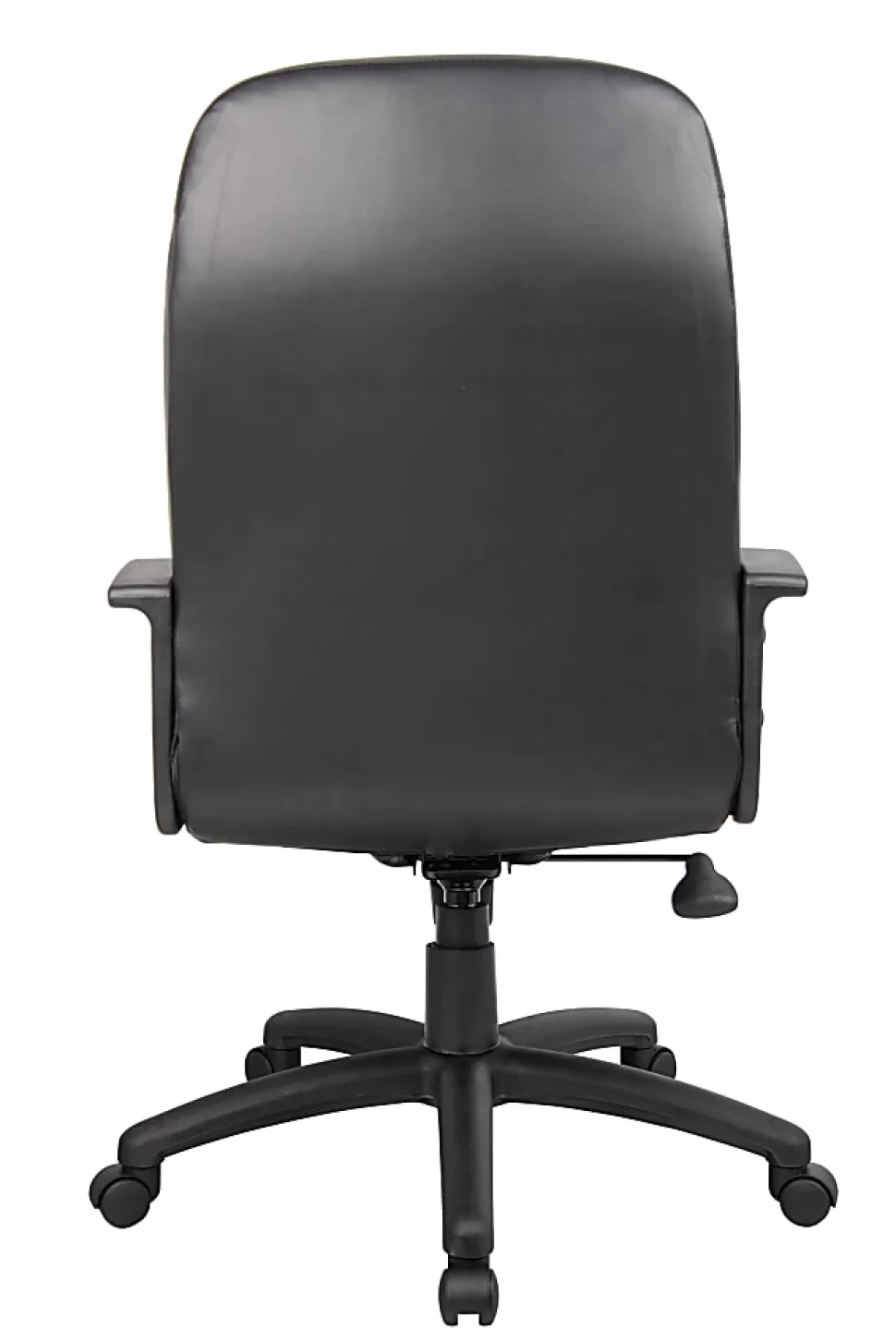 Boss Office Products High-Back Ergonomic Leather Manager's Chair, Black