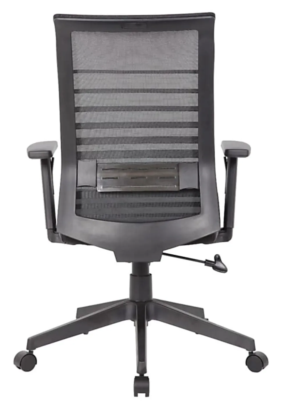 Boss Office Products Horizontal Ergonomic Mesh Mid-Back Office Task Chair With Antimicrobial Seat, Black