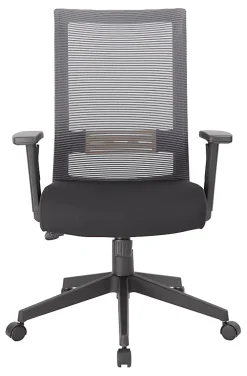 Boss Office Products Horizontal Mesh Back Task Chair, Gray/Black