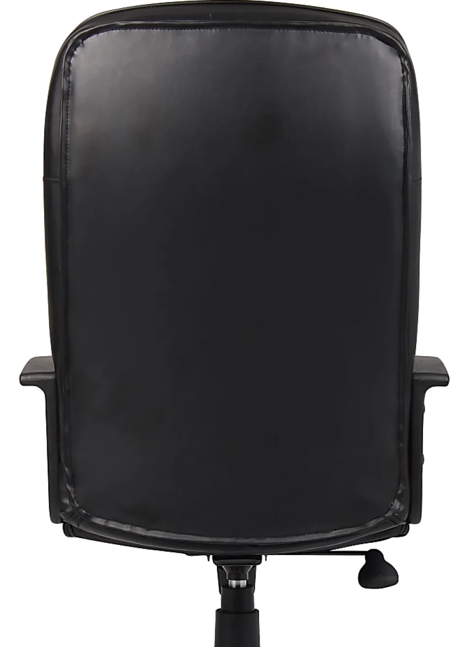 Boss Office Products LeatherPlus High-Back Executive Chair, Black