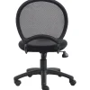 Boss Office Products Mesh Armless Task Chair, Black