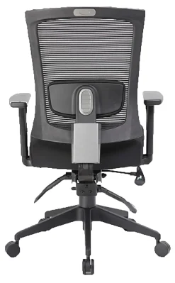 Boss Office Products Mesh-Back 3-Paddle Task Chair, Black/Gray