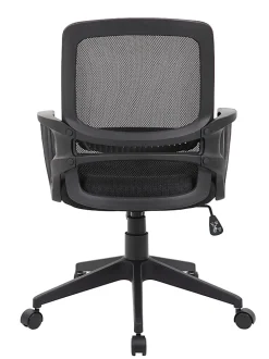 Boss Office Products Mesh Task Chair With Loop Arms, 37