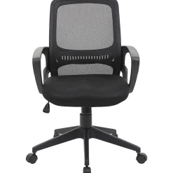 Boss Office Products Mesh Task Chair With Loop Arms, 37