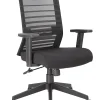 Boss Office Products Mesh Task Chair With T-Arms, Black