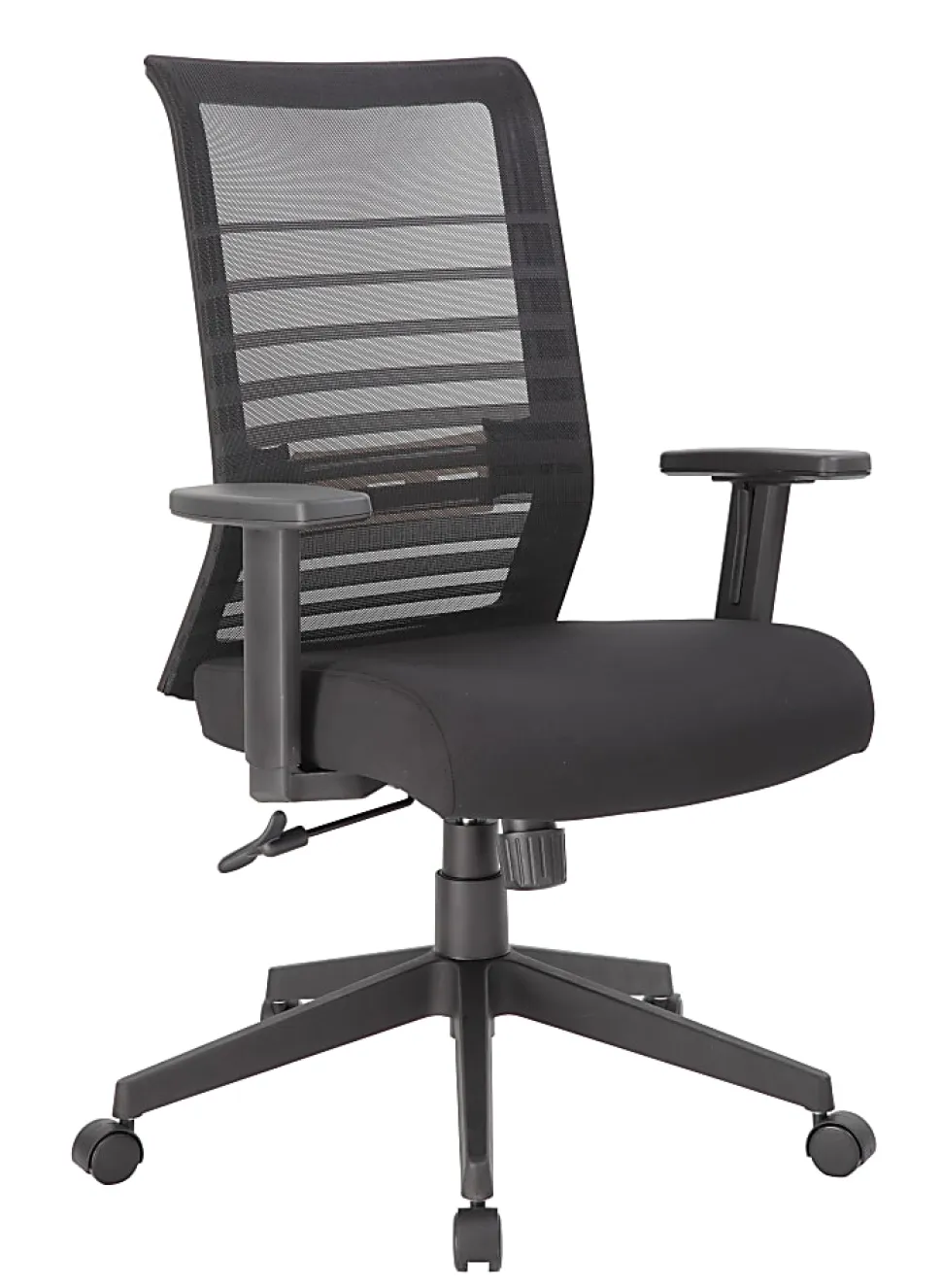 Boss Office Products Mesh Task Chair With T-Arms, Black