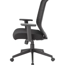 Boss Office Products Mesh Task Chair With T-Arms, Black