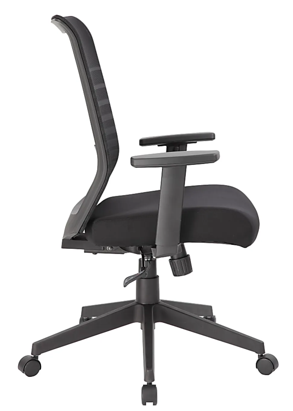 Boss Office Products Mesh Task Chair With T-Arms, Black