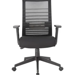 Boss Office Products Mesh Task Chair With T-Arms, Black