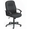 Boss Office Products Mid-Back Fabric Chair, Black