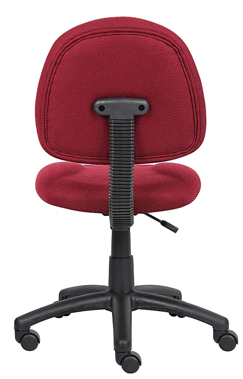 Boss Office Products Perfect Posture Ergonomic Fabric Mid-Back Deluxe Office Task Chair, Black