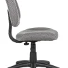 Boss Office Products Perfect Posture Deluxe Ergonomic Fabric Mid-Back Office Task Chair, Gray