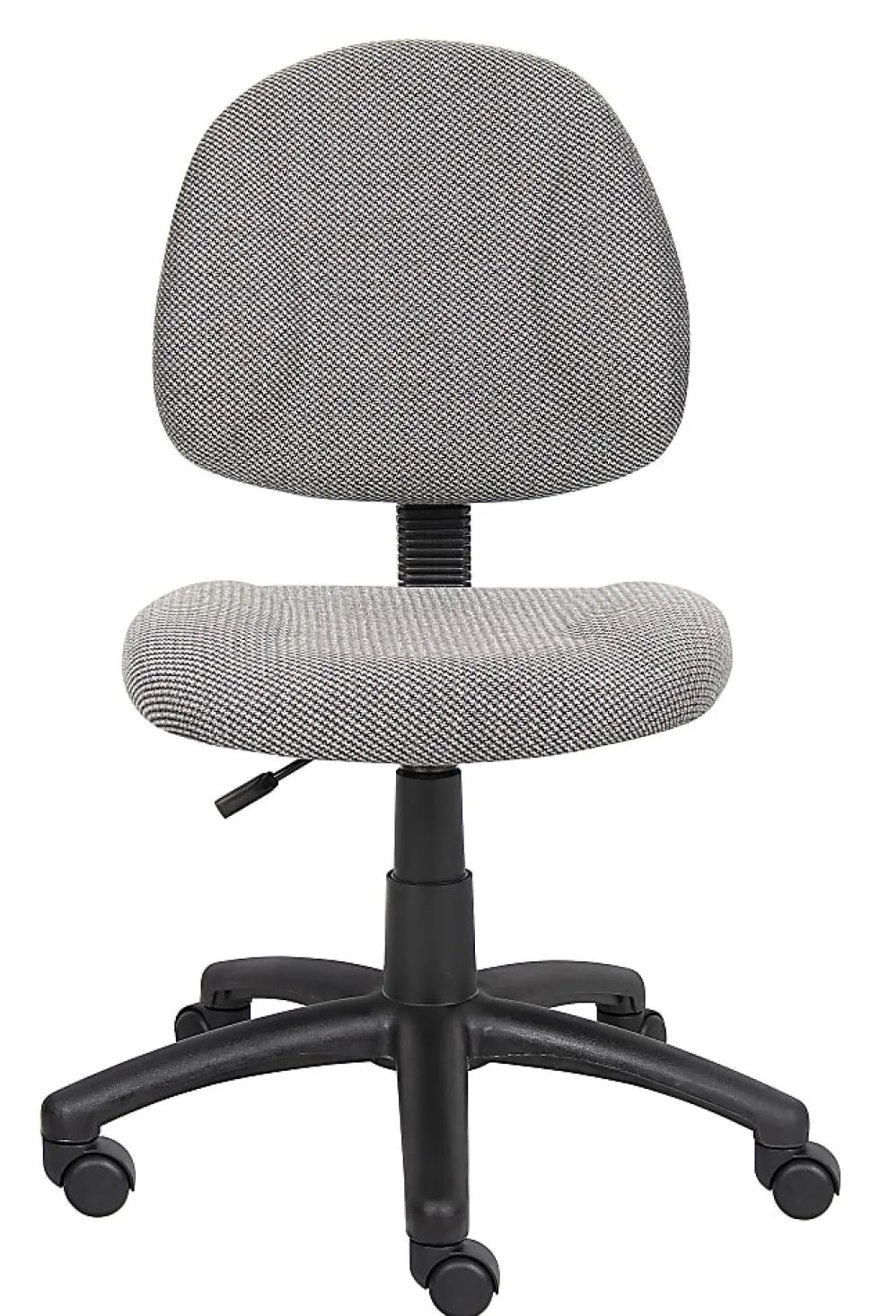 Boss Office Products Perfect Posture Deluxe Ergonomic Fabric Mid-Back Office Task Chair, Gray