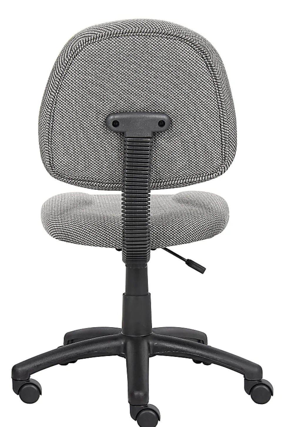 Boss Office Products Perfect Posture Deluxe Ergonomic Fabric Mid-Back Office Task Chair, Gray