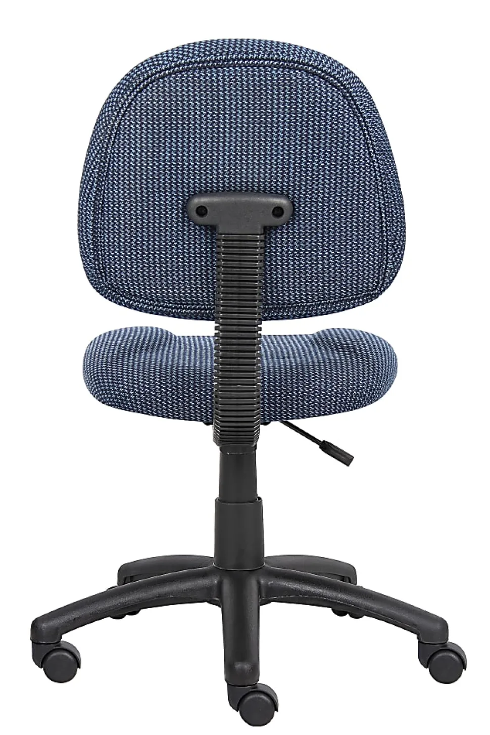 Boss Office Products Perfect Posture Deluxe Ergonomic Fabric Mid-Back Office Task Chair, Blue