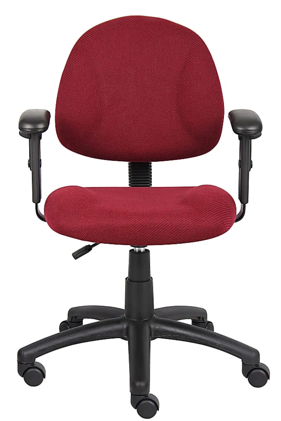 Boss Office Products Posture Mid-Back Task Chair, Black/Burgundy
