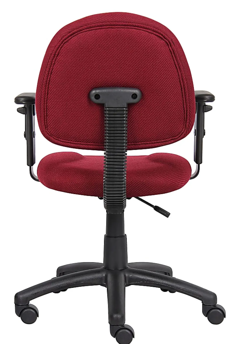 Boss Office Products Posture Mid-Back Task Chair, Black/Burgundy
