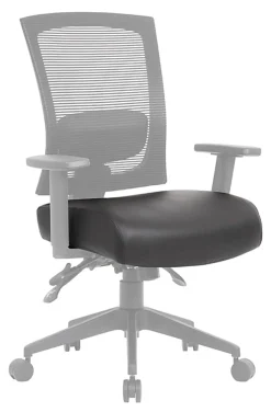 Boss Office Products Seat Cover With Antimicrobial Protection, Black