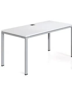 Boss Office Products Simple System Workstation, 60" x 24", White