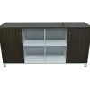 Boss Office Products Simple System 71"W Credenza, Driftwood