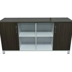 Boss Office Products Simple System 71"W Credenza, Driftwood
